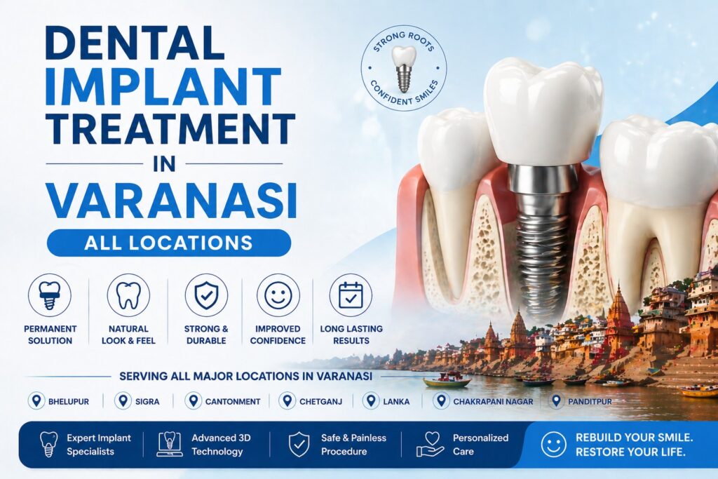 Dental Implant Treatment in Varanasi – All Locations | Cherian Clinic