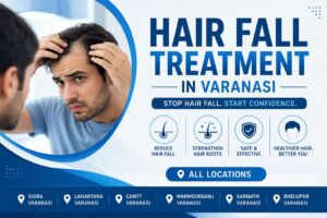 This guide explains everything about hair fall treatment in Varanasi, including causes, symptoms, available treatments, lifestyle tips, preventive care, and frequently asked questions.