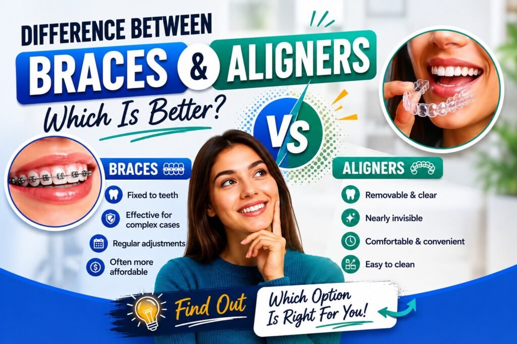 Difference Between Braces and Aligners – Which Is Better? | Cherian Clinic